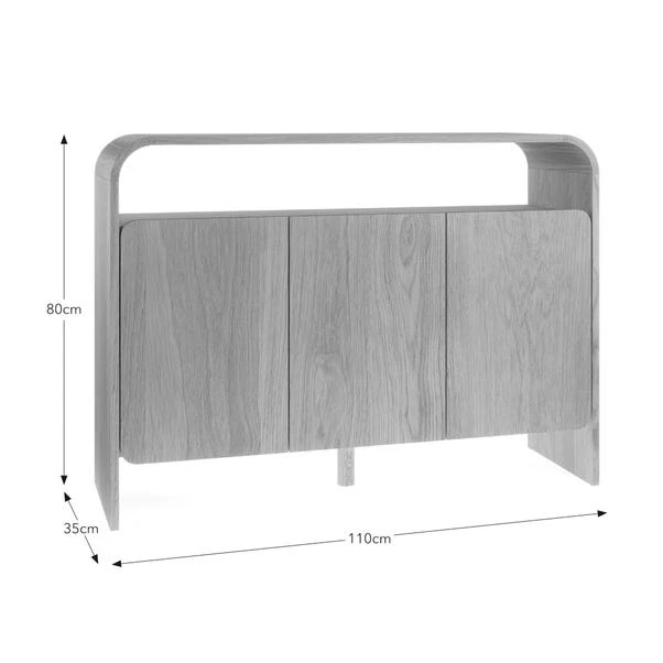 Bennett Console Table, Light Oak 7 Bennett Console Table, Light Oak - Image 7