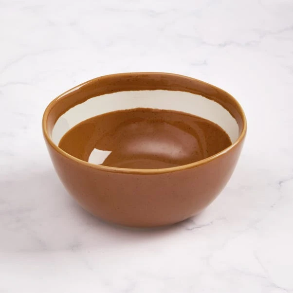 Striped Stoneware Nibble Bowl 5 Striped Stoneware Nibble Bowl - Image 5