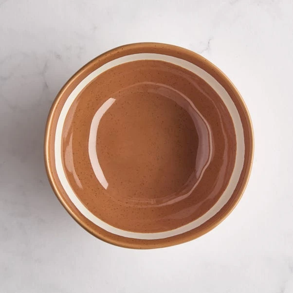 Striped Stoneware Nibble Bowl 6 Striped Stoneware Nibble Bowl - Image 6