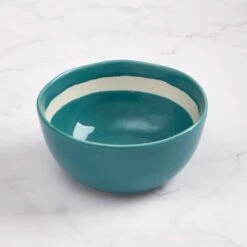 Striped Stoneware Nibble Bowl 8 Striped Stoneware Nibble Bowl -ELEND SHOP 30931993