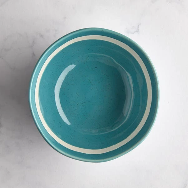 Striped Stoneware Nibble Bowl 4 Striped Stoneware Nibble Bowl - Image 4