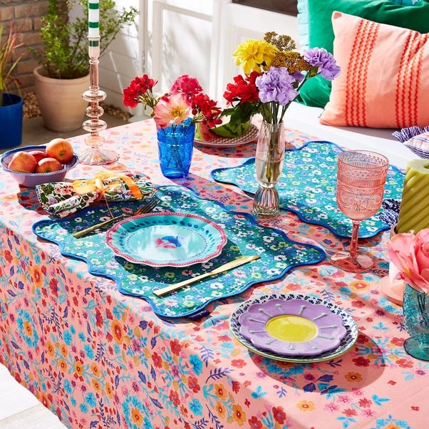 Sophie Robinson Set Of 2 Floral Print Placemats 2 Sophie Robinson Set Of 2 Floral Print Placemats - Image 2