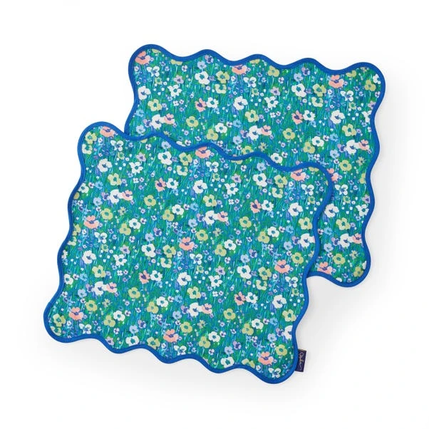 Sophie Robinson Set Of 2 Floral Print Placemats 6 Sophie Robinson Set Of 2 Floral Print Placemats - Image 6
