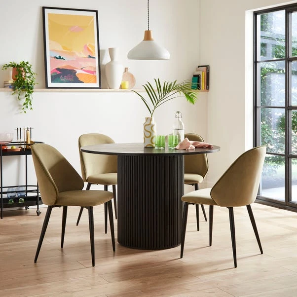 Freya Dining Chair, Velvet 9 Freya Dining Chair, Velvet - Image 9