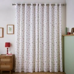 Margo Floral Cotton Blackout Eyelet Curtains -ELEND SHOP 30934666 alt03