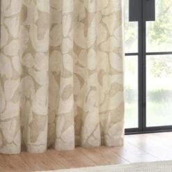 Brinn Unlined Natural Eyelet Curtains -ELEND SHOP 30935368 alt06