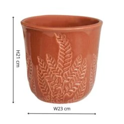 Kew Embossed Fern Plant Pot -ELEND SHOP 30936860 alt03
