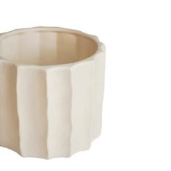 Kew Organic Ripple Bone Plant Pot -ELEND SHOP 30937022 alt02