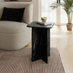 Lana Marble Tall Side Table -ELEND SHOP 30937629