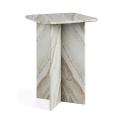 Lana Marble Tall Side Table -ELEND SHOP 30937630 alt04