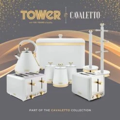Set Of 3 Tower Cavaletto Kitchen Canisters 33 Set Of 3 Tower Cavaletto Kitchen Canisters -ELEND SHOP 30937673 alt05