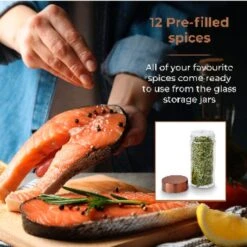 Tower Cavaletto 12 Jar Spice Rack Set -ELEND SHOP 30937688 alt03