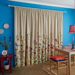 Sophie Robinson Forgotten Garden Pencil Pleat Curtains -ELEND SHOP 30938142 alt01