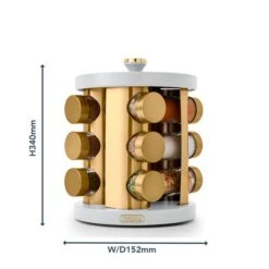 Tower Cavaletto 12 Jar Spice Rack Set -ELEND SHOP 30938806 alt07