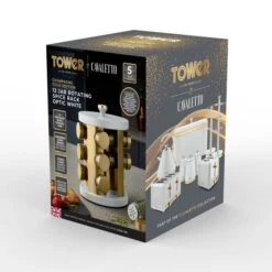 Tower Cavaletto 12 Jar Spice Rack Set -ELEND SHOP 30938806 alt09