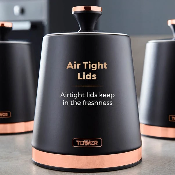 Set Of 3 Tower Cavaletto Kitchen Canisters 4 Set Of 3 Tower Cavaletto Kitchen Canisters - Image 4