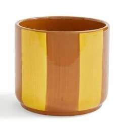 Elements Striped Ceramic Plant Pot -ELEND SHOP 30943035 alt02