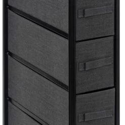 Tissa Grey Narrow 4 Drawer Storage Unit -ELEND SHOP 30944929 alt04