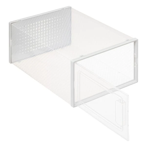 Set Of 2 Stackable Clear Shoe Boxes 9 Set Of 2 Stackable Clear Shoe Boxes - Image 9