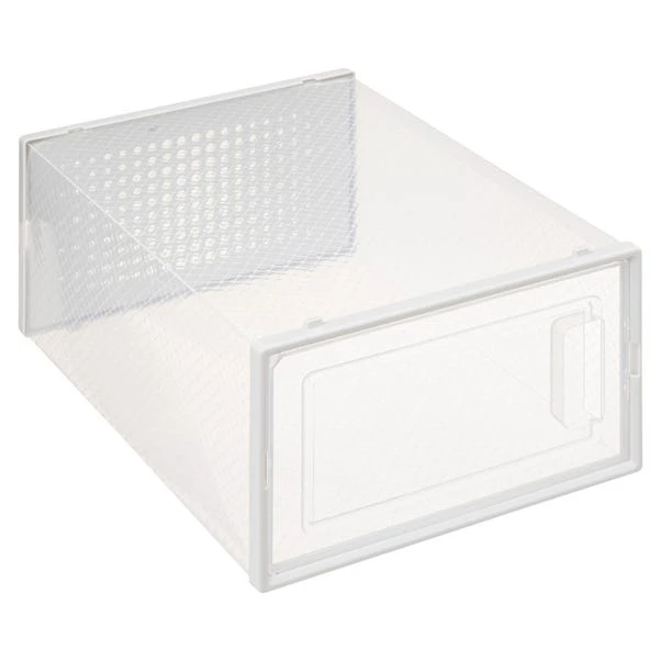 Set Of 2 Stackable Clear Shoe Boxes 16 Set Of 2 Stackable Clear Shoe Boxes - Image 16