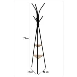 Jano 6 Hook Coat Stand With Shelves -ELEND SHOP 30944973 alt02