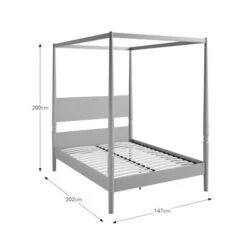 Pip 4 Poster Wooden Bed Frame -ELEND SHOP 30948493 alt06