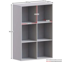 Vida Designs Durham 2x3 Cube Storage Unit -ELEND SHOP 30949048 alt01