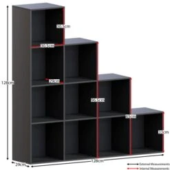 Vida Designs Durham 10 Cube Staircase Storage Unit -ELEND SHOP 30949058 alt01