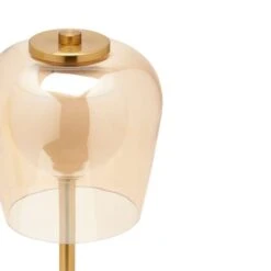 Hestia Glass Shade Rechargeable Colour Changing LED Touch Table Lamp -ELEND SHOP 30957315 alt03