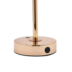 Hestia Gold Base Crystal Trim Rechargeable Colour Changing LED Touch Table Lamp -ELEND SHOP 30957316 alt04