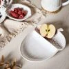 Country Living Ceramic Acorn Serving Plate