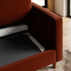 Zoe Casual Sit Velvet 3 Seater Sofa Bed -ELEND SHOP 30959045 alt03