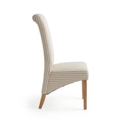 Set Of 2 Chester Linford Stripe Dining Chairs, Fabric 33 Set Of 2 Chester Linford Stripe Dining Chairs, Fabric -ELEND SHOP 30959446 alt04