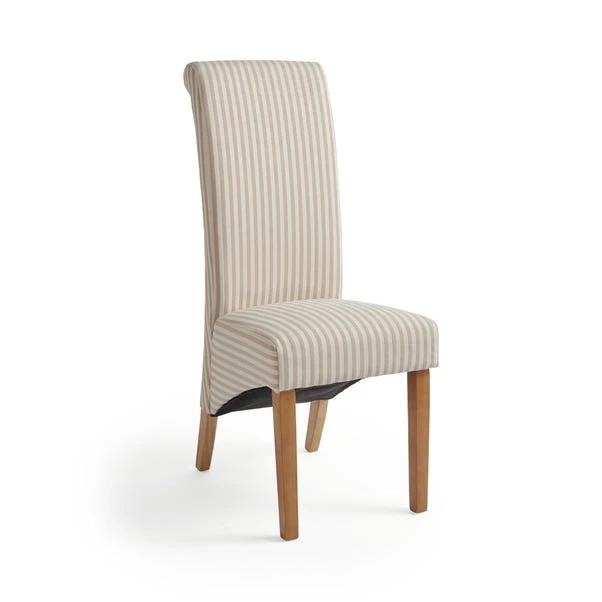 Set Of 2 Chester Linford Stripe Dining Chairs, Fabric 15 Set Of 2 Chester Linford Stripe Dining Chairs, Fabric - Image 15