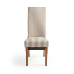 Set Of 2 Chester Linford Stripe Dining Chairs, Fabric 35 Set Of 2 Chester Linford Stripe Dining Chairs, Fabric -ELEND SHOP 30959446 alt06