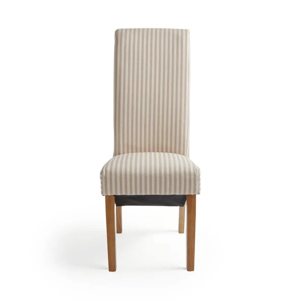 Set Of 2 Chester Linford Stripe Dining Chairs, Fabric 16 Set Of 2 Chester Linford Stripe Dining Chairs, Fabric - Image 16
