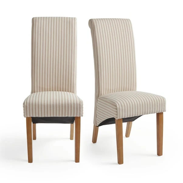 Set Of 2 Chester Linford Stripe Dining Chairs, Fabric 17 Set Of 2 Chester Linford Stripe Dining Chairs, Fabric - Image 17