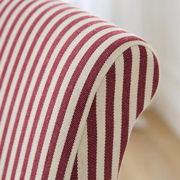 Set Of 2 Chester Linford Stripe Dining Chairs, Fabric 2 Set Of 2 Chester Linford Stripe Dining Chairs, Fabric - Image 2
