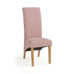 Set Of 2 Chester Linford Stripe Dining Chairs, Fabric 24 Set Of 2 Chester Linford Stripe Dining Chairs, Fabric -ELEND SHOP 30959454 alt04