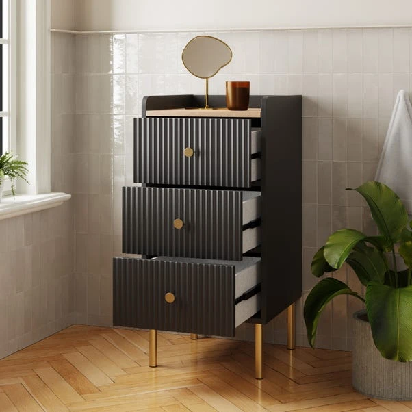 Georgi 3 Drawer Cabinet 2 Georgi 3 Drawer Cabinet - Image 2