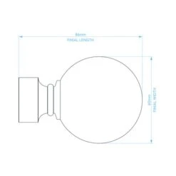 Ashton Double Layer Extendable Metal Curtain Pole -ELEND SHOP 30959766 alt08