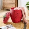 Strawberry Woven Basket