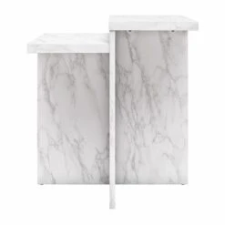 Brielle Side Table, Faux Marble -ELEND SHOP 30963077 alt02
