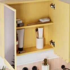 Scallop Mirror Wall Cabinet -ELEND SHOP 30963123 alt03