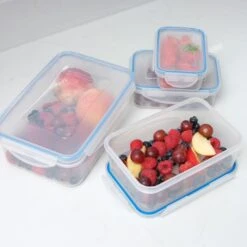 ADDIS Set Of 4 Rectangular Clip Tight Assorted Storage Containers -ELEND SHOP 30963165 alt05