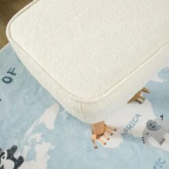 Babymore Ida Boucle Nursing Chair With Stool -ELEND SHOP 30964207 alt03