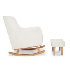 Babymore Ida Boucle Nursing Chair With Stool -ELEND SHOP 30964207 alt04