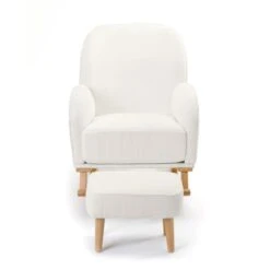 Freya Boucle Nursing Chair With Stool -ELEND SHOP 30964244 alt04