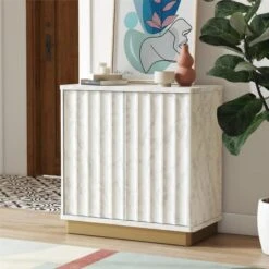 Rene Small Sideboard, Marble