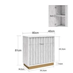 Rene Small Sideboard, Marble -ELEND SHOP 30965215 alt09